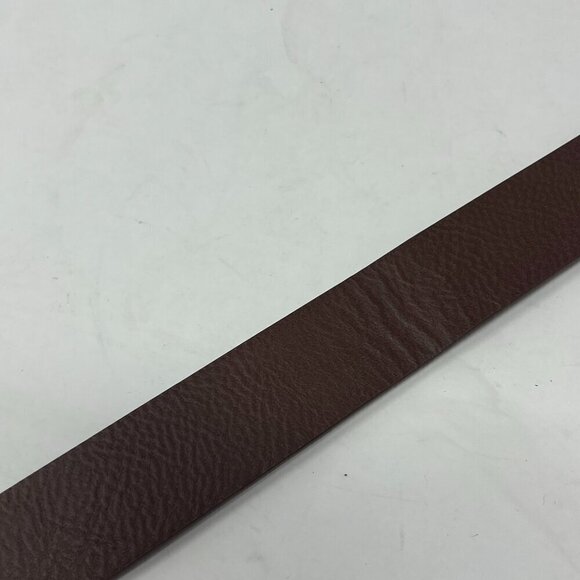 NWT Columbia brown leather belt boys silver hardware large 30-32 - Picture 6 of 7